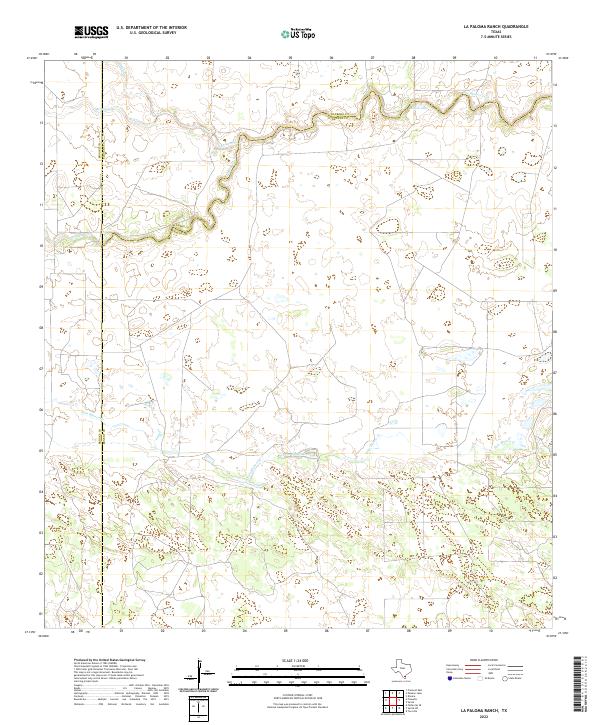 La Paloma Ranch 2022 topographic map thumbnail