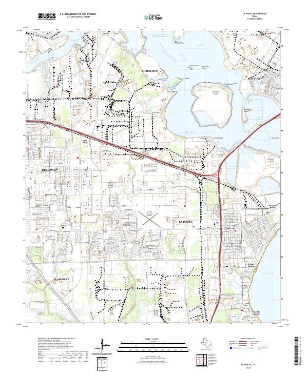 La Porte topographic map thumbnail