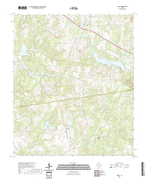 LaRue topographic map thumbnail