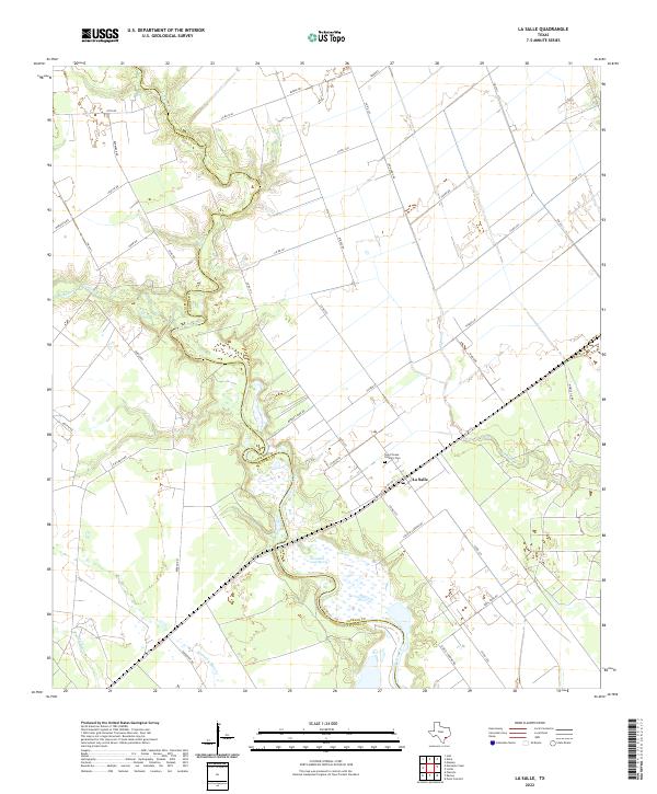 La Salle topographic map thumbnail