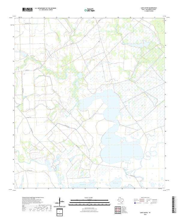 Lake Austin topographic map thumbnail