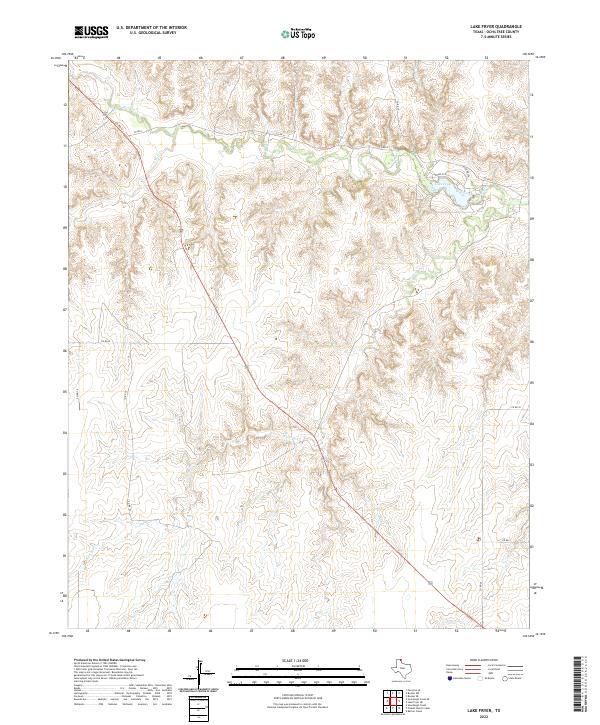 Lake Fryer 2022 topographic map thumbnail