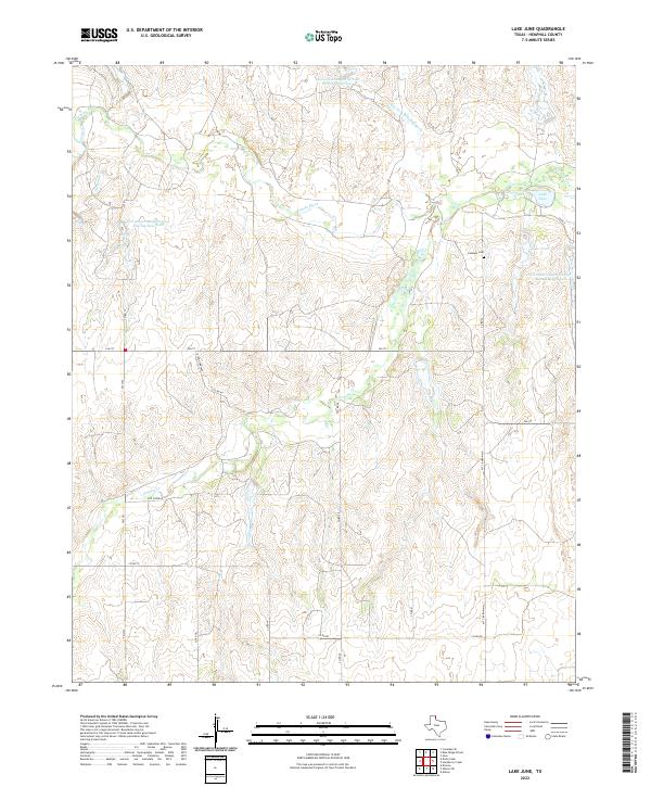 Lake June 2022 topographic map thumbnail