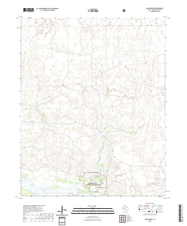 Lake Marvin topographic map thumbnail