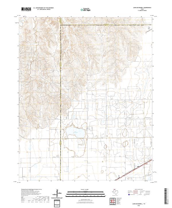 Lake McConnell topographic map thumbnail