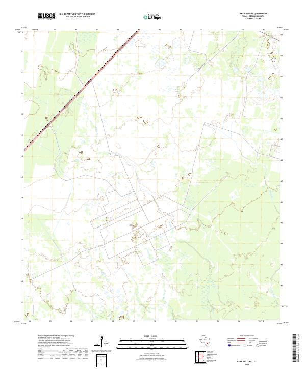 Lake Pasture topographic map thumbnail