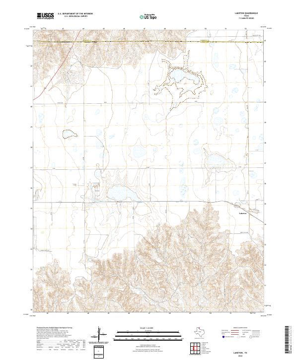 Laketon topographic map thumbnail