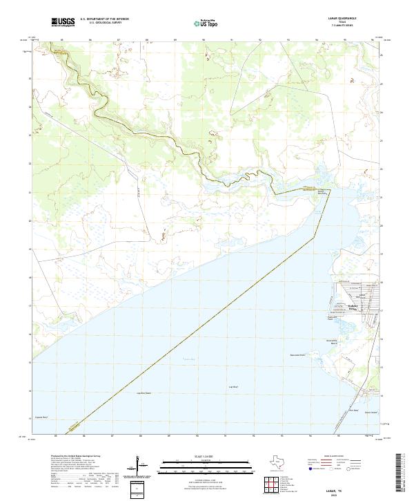 Lamar topographic map thumbnail
