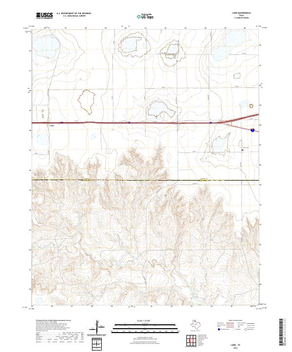 Lark topographic map thumbnail