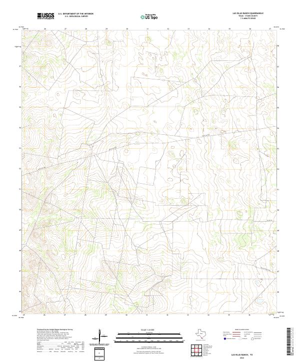 Las Islas Ranch topographic map thumbnail