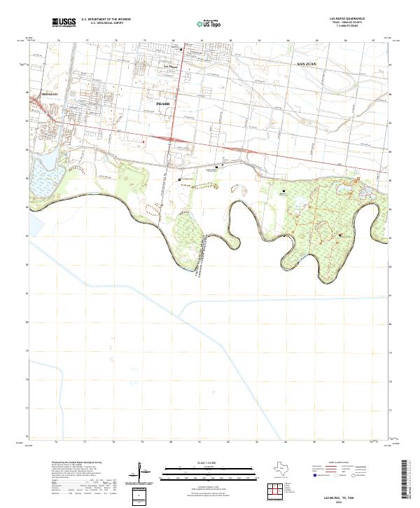 Las Milpas topographic map thumbnail
