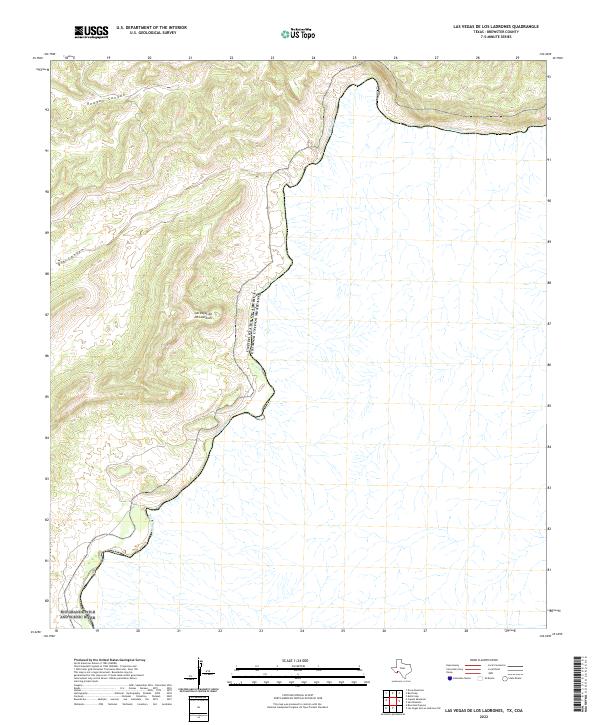 Las Vegas De Los Ladrones topographic map thumbnail