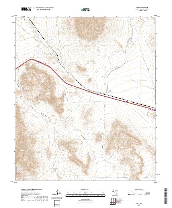 Lasca topographic map thumbnail