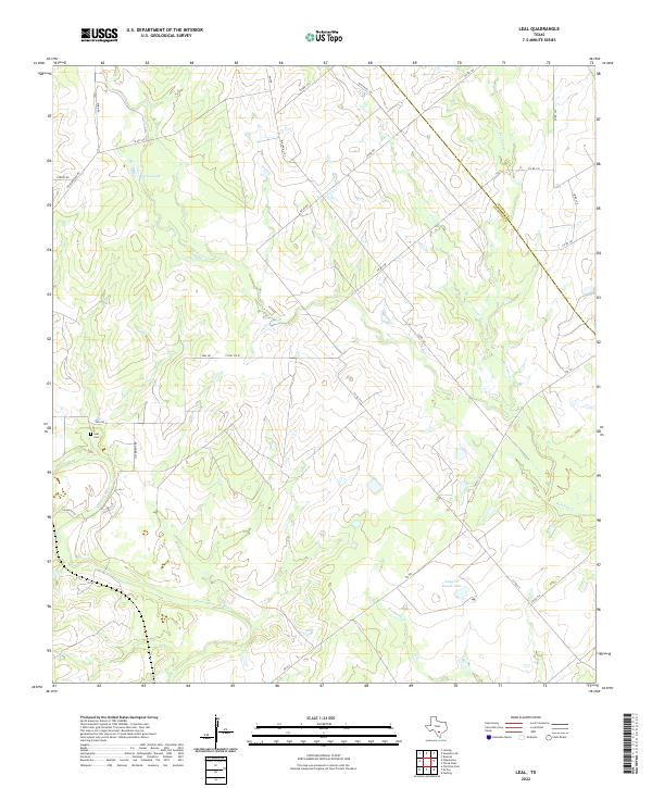 Leal topographic map thumbnail