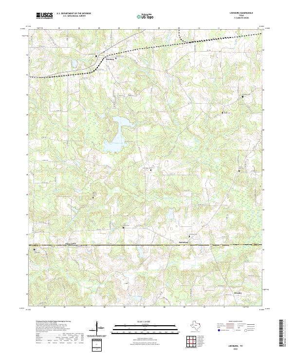 Leesburg topographic map thumbnail
