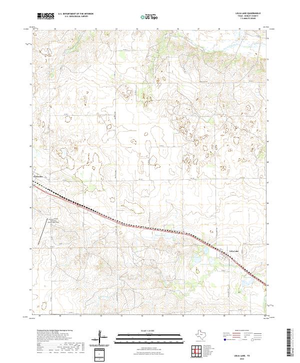Lelia Lake 2022 topographic map thumbnail