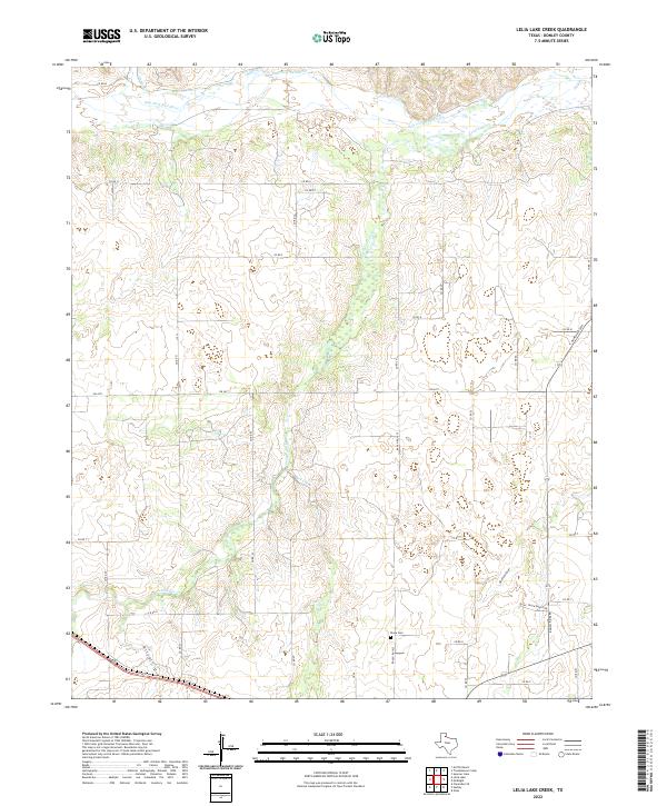 Lelia Lake Creek topographic map thumbnail