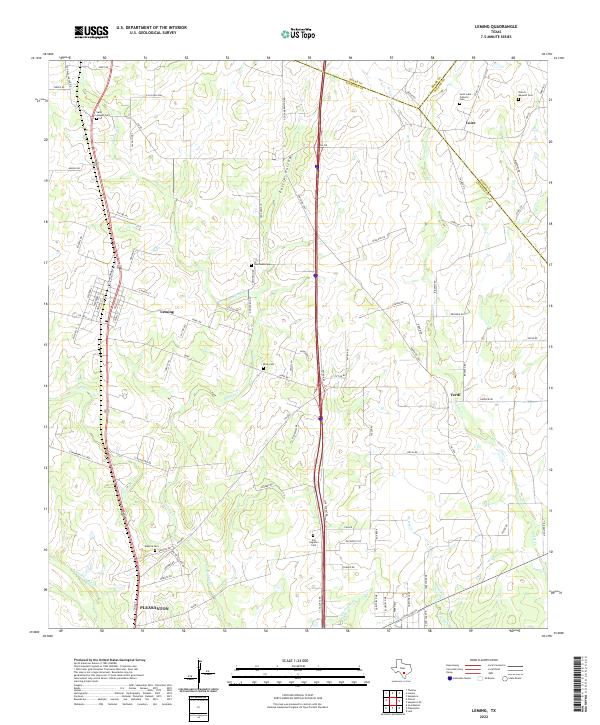 Leming topographic map thumbnail