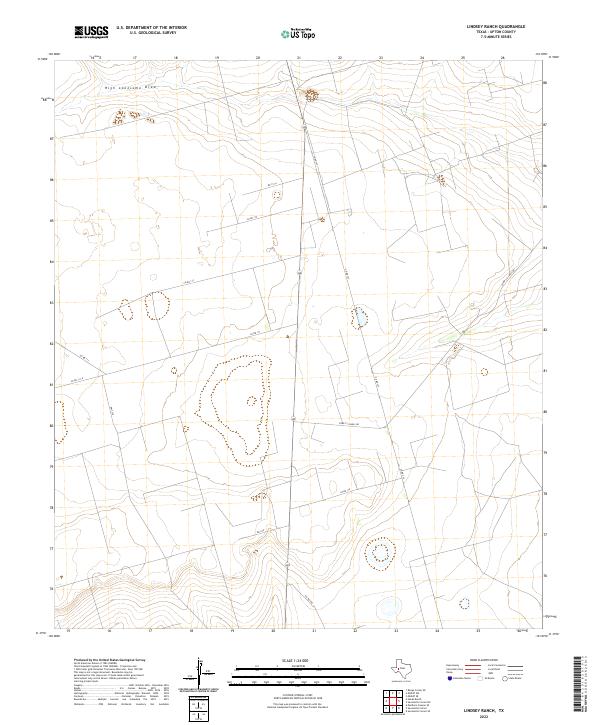 Lindsey Ranch topographic map thumbnail
