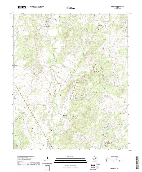Lingleville topographic map thumbnail