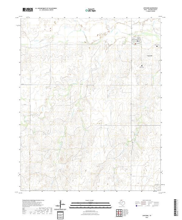Lipscomb topographic map thumbnail