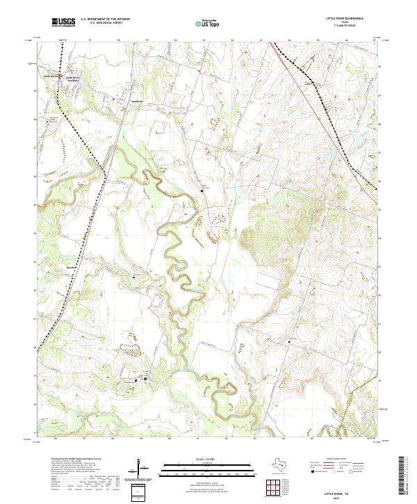 Little River 2022 topographic map thumbnail