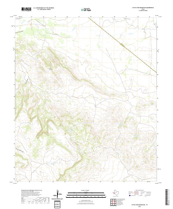 Little Star Mountain 2022 topographic map thumbnail