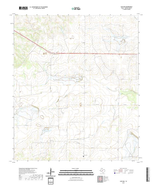 Live Oak topographic map thumbnail