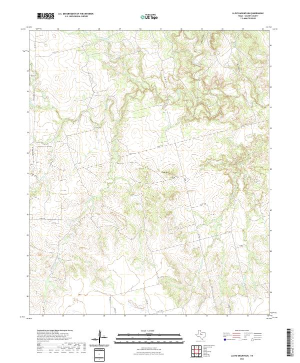 Lloyd Mountain topographic map thumbnail