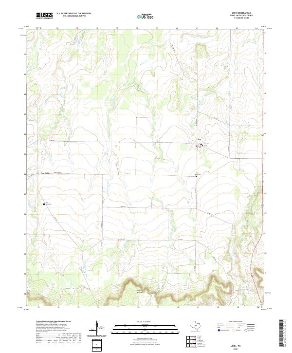 Lohn topographic map thumbnail