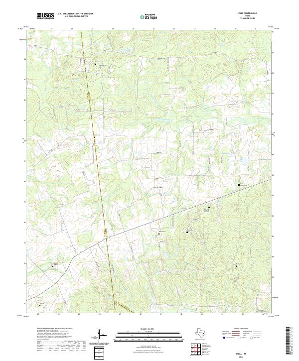 Loma 2022 topographic map thumbnail