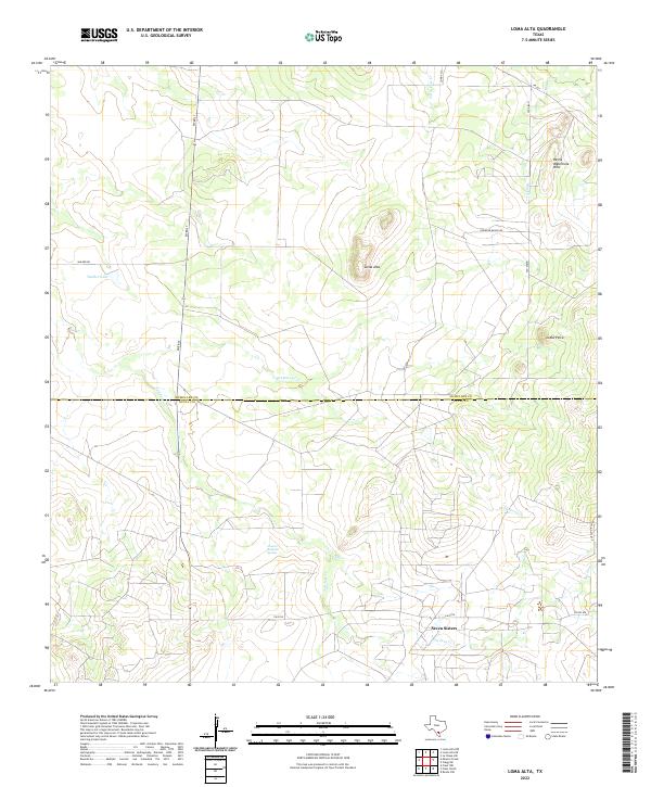 Loma Alta topographic map thumbnail