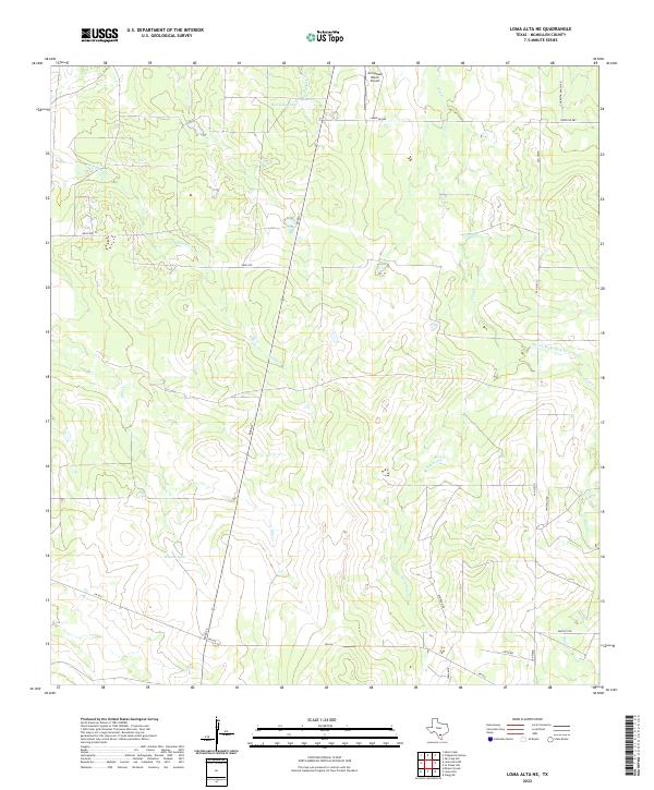 Loma Alta NE 2022 topographic map thumbnail