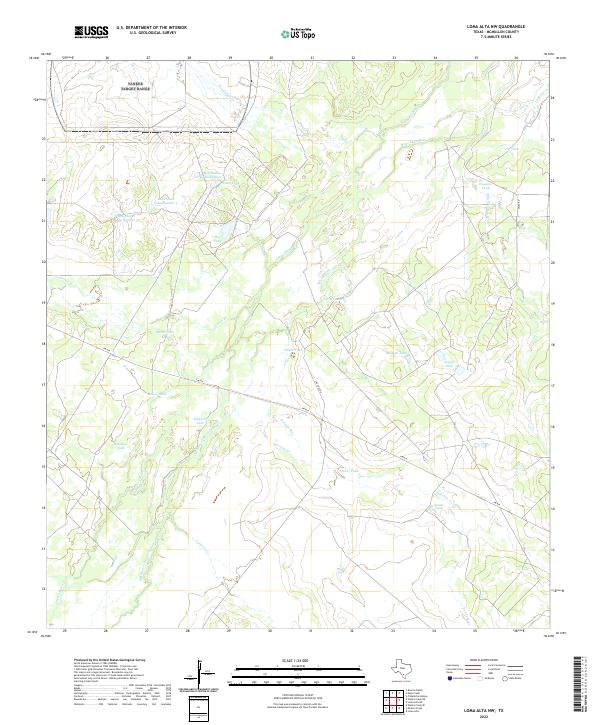Loma Alta NW topographic map thumbnail