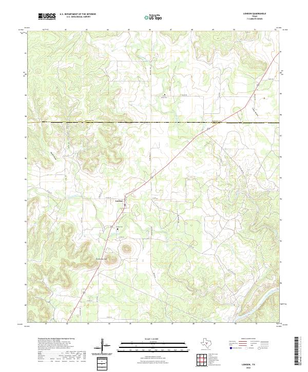 London topographic map thumbnail