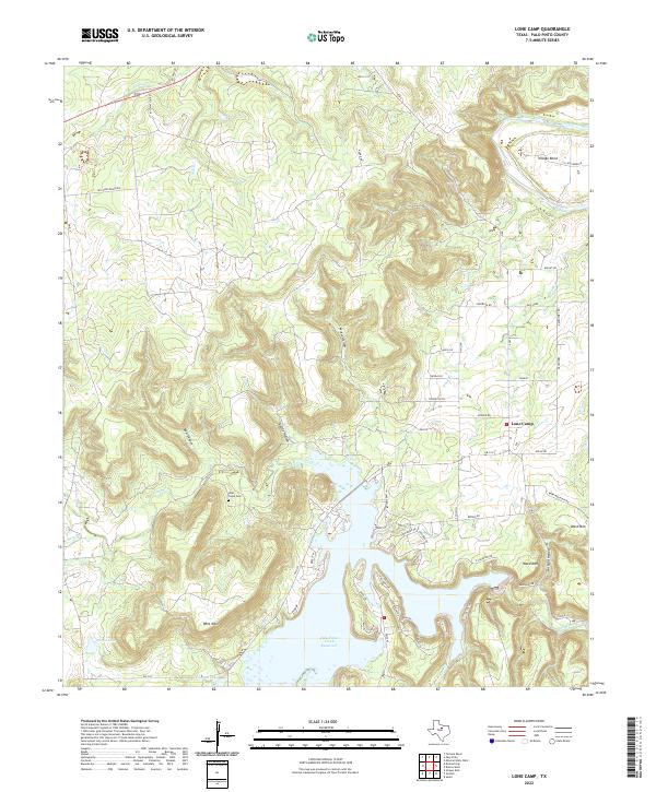 Lone Camp topographic map thumbnail