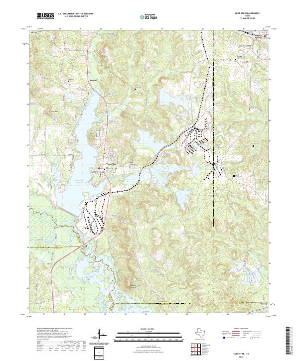 Lone Star topographic map thumbnail