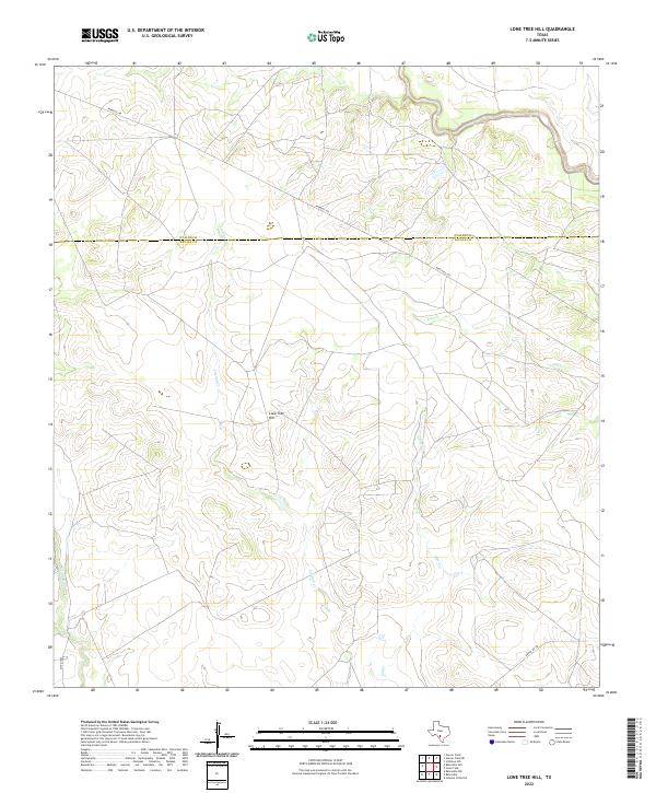 Lone Tree Hill 2022 topographic map thumbnail