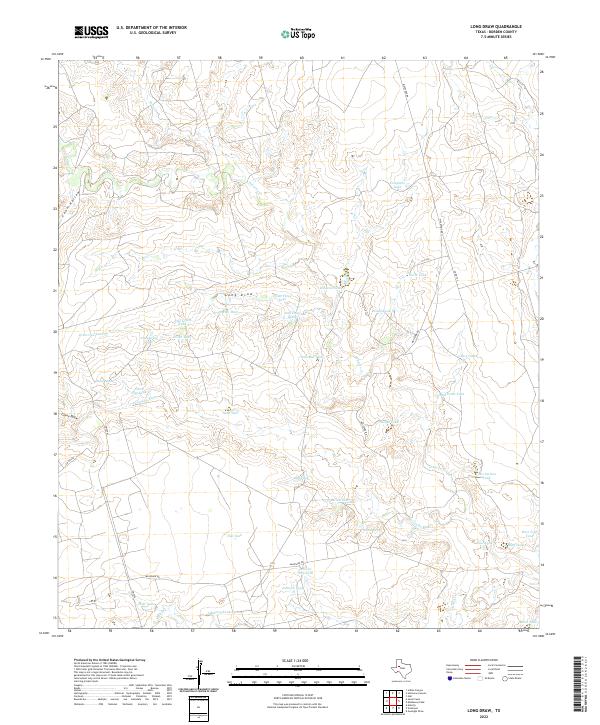 Long Draw topographic map thumbnail