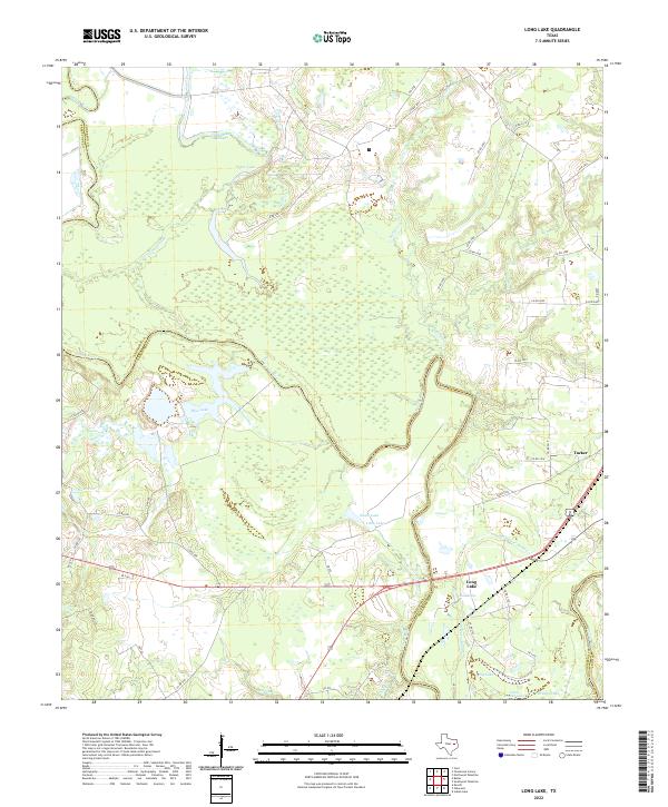Long Lake 2022 topographic map thumbnail