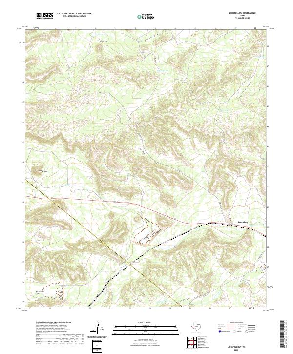Longfellow topographic map thumbnail