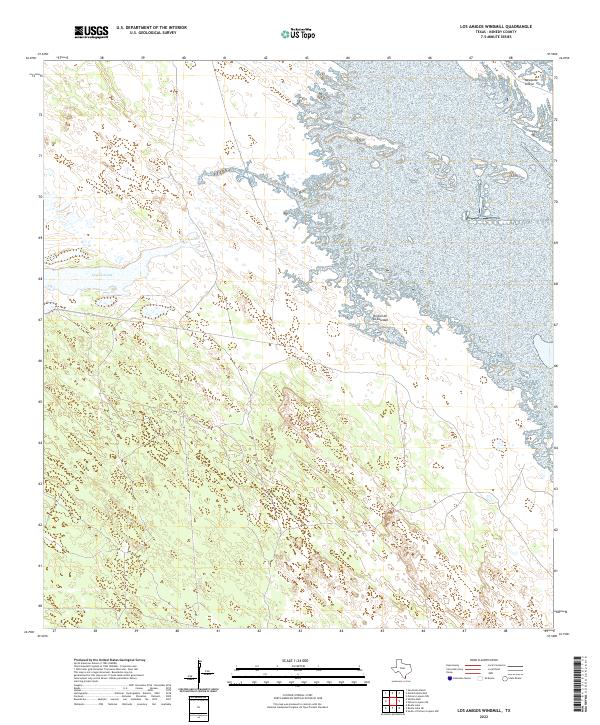 Los Amigos Windmill topographic map thumbnail