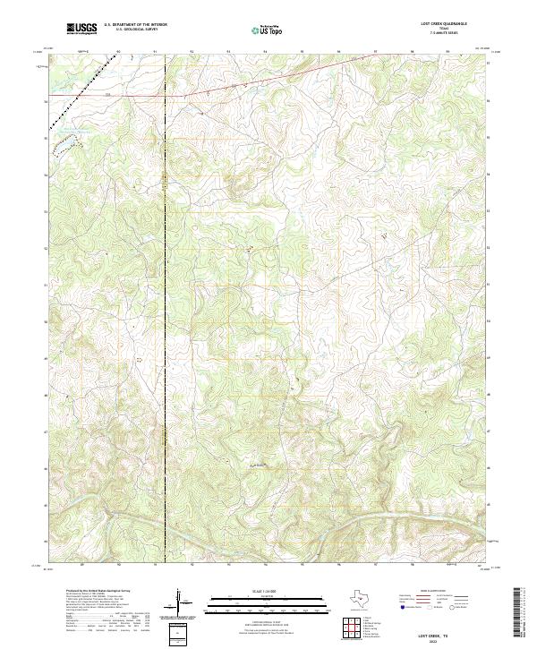 Lost Creek topographic map thumbnail