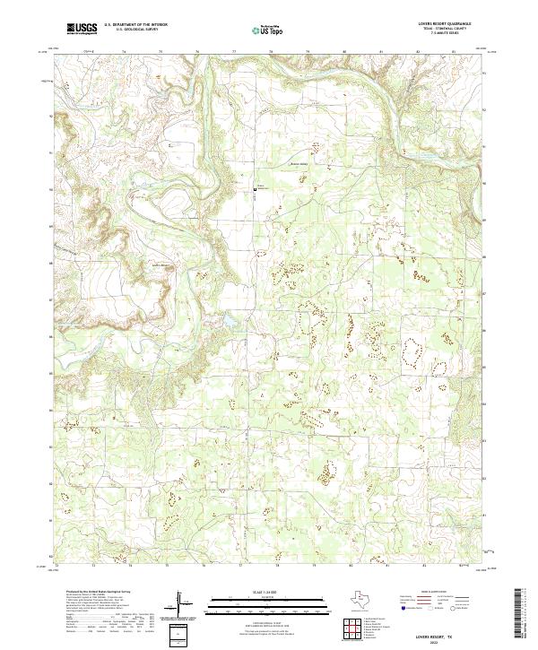 Lovers Resort topographic map thumbnail