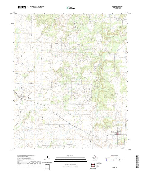 Loving topographic map thumbnail