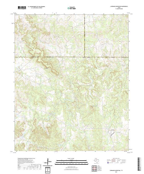 Lowrance Mountain 2022 topographic map thumbnail