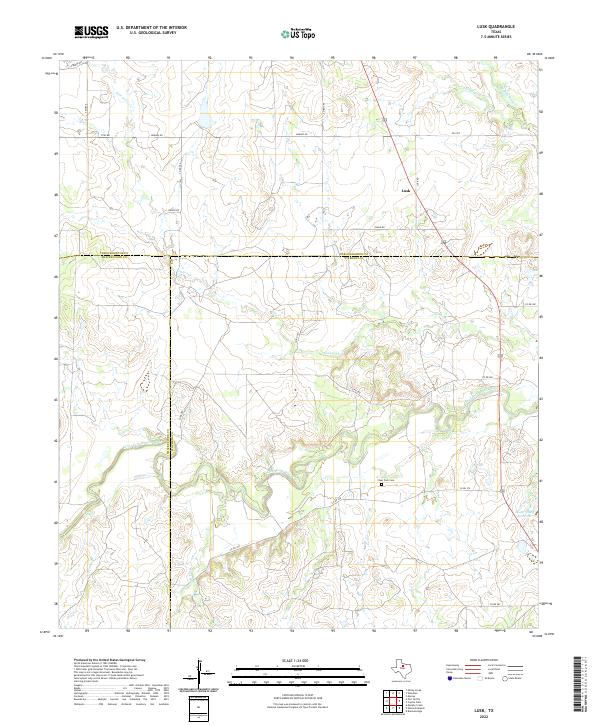 Lusk 2022 topographic map thumbnail
