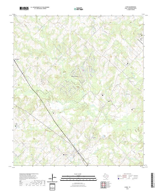 Lyons 2022 topographic map thumbnail
