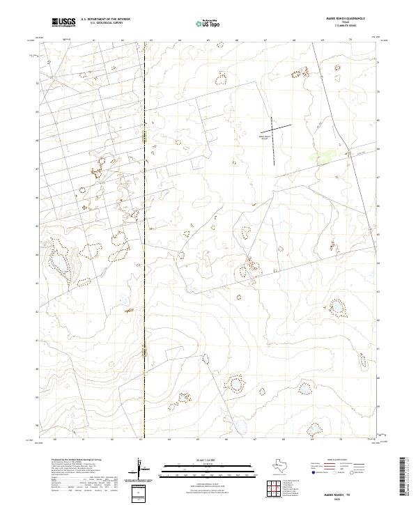 Mabee Ranch topographic map thumbnail