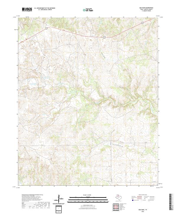 Mac Bain topographic map thumbnail